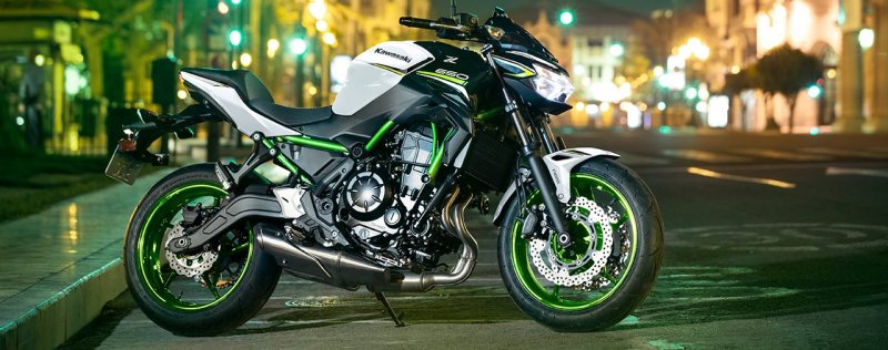 Kawasaki z650 зеленый