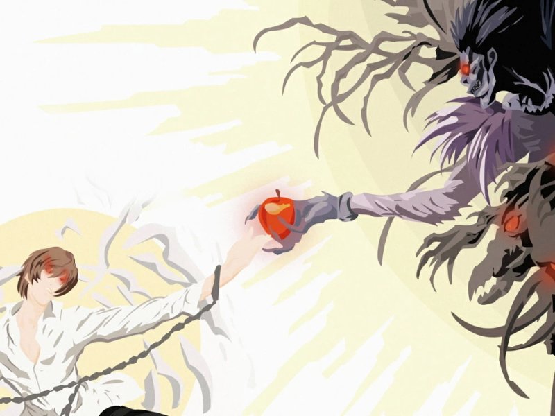 Тетрадь смерти Ягами Лайт и рюк