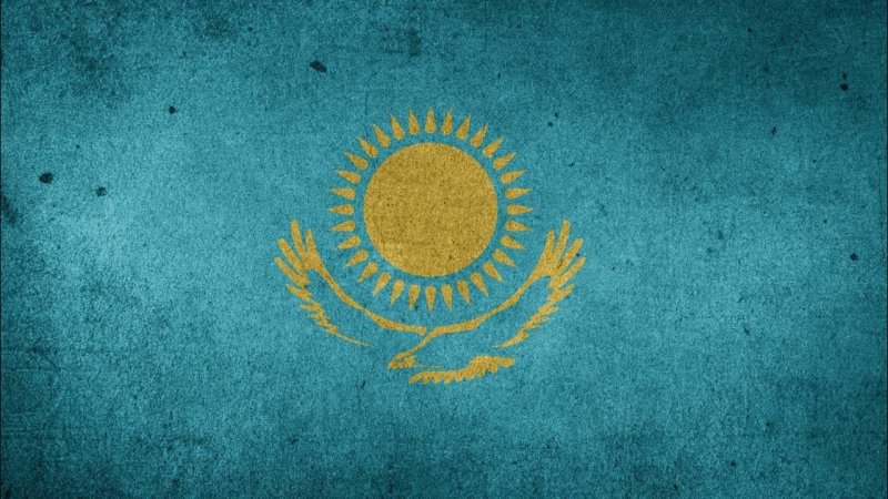 Флаг Казахстана