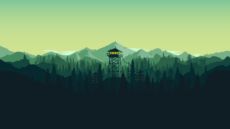 Фон Firewatch 4k