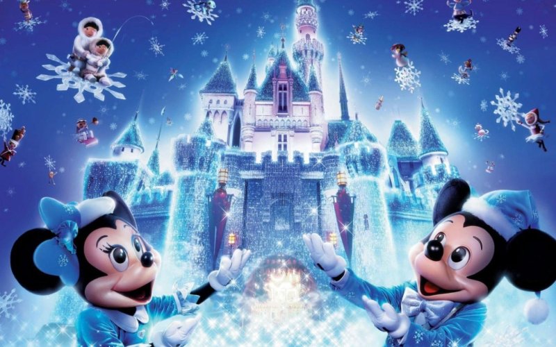 Новогодние персонажи Walt Disney