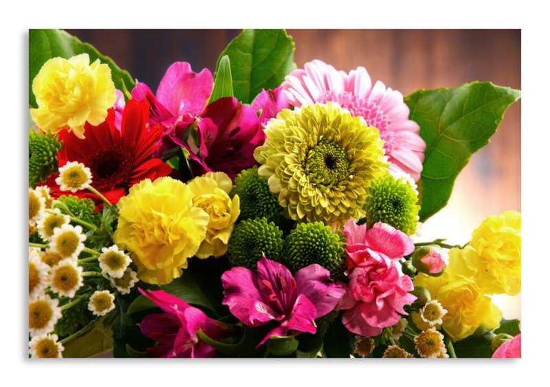 Яркие цветы