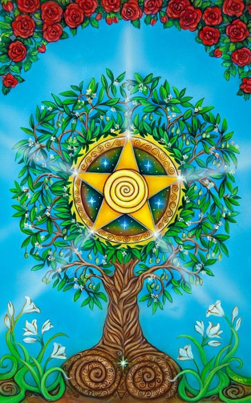 Туз пентаклей Таро