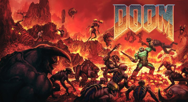 Doom 2016 Постер