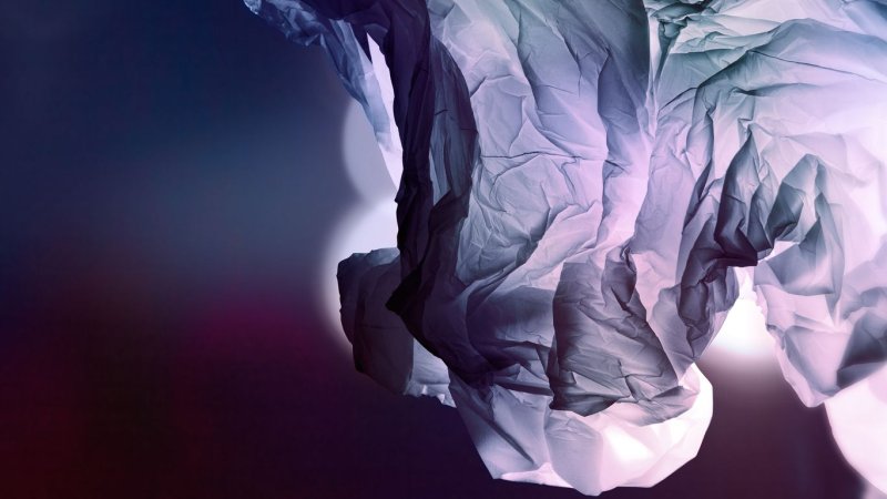 Текстура скомканной бумаги