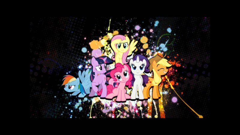 Фон для рабочего стола пони