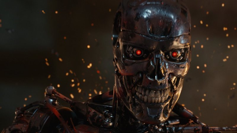 Робот эндоскелет Терминатора t-800