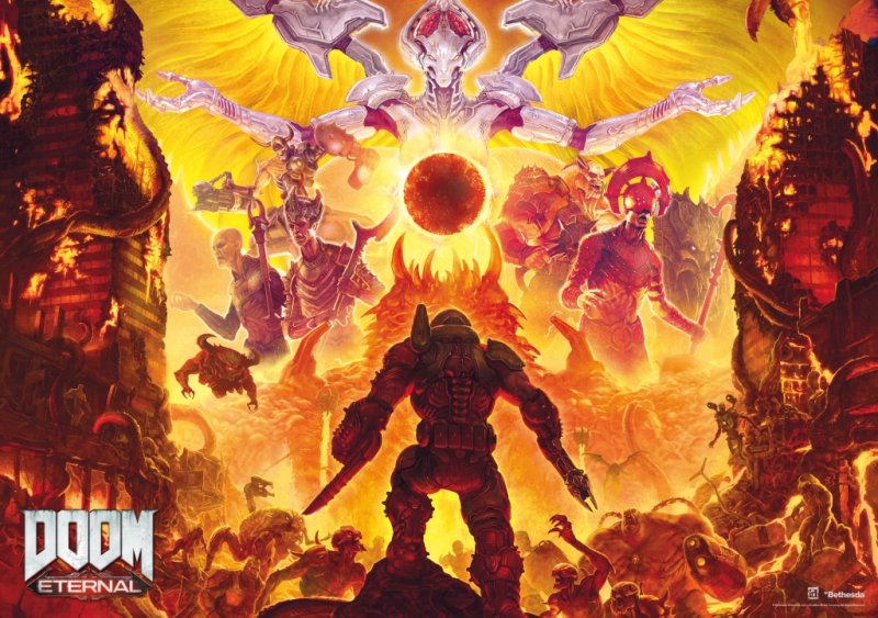 Дум Этернал палач рока арт