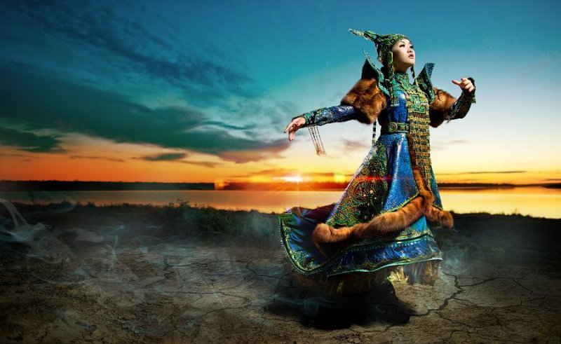 Якутский национальный костюм шаманки