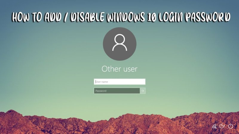 Экран входа виндовс 10