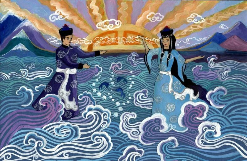 Бурятские картины Сагаалган