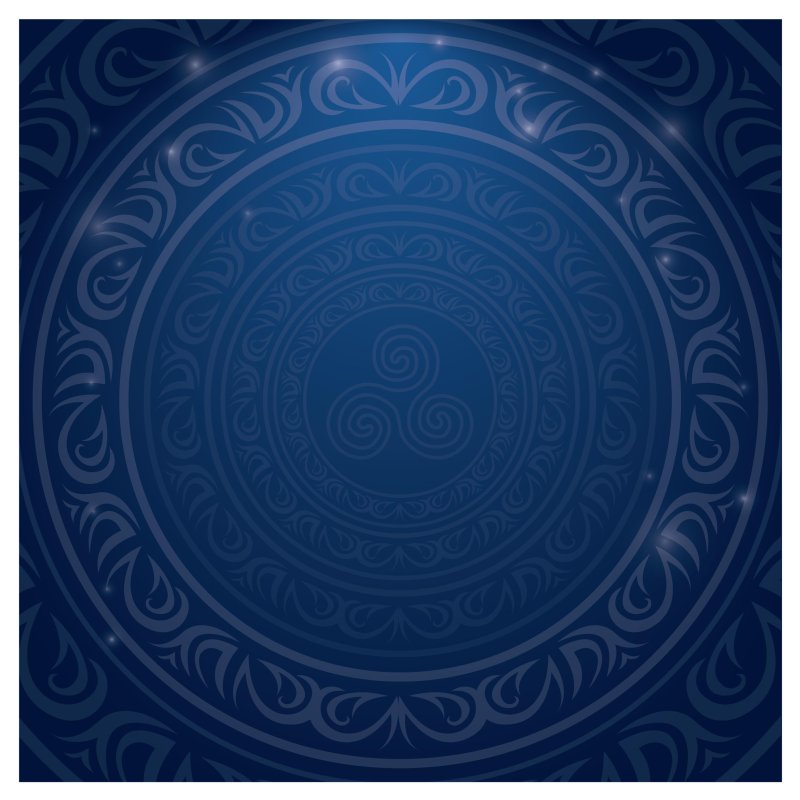 Бурятский молоточный орнамент