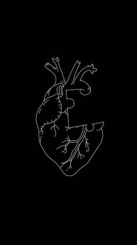 Заставка на телефон черно белая