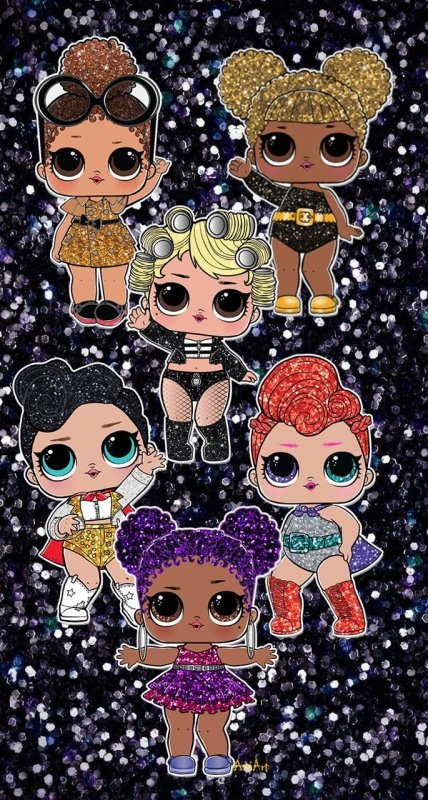 Кукла ЛОЛ заставка на телефон
