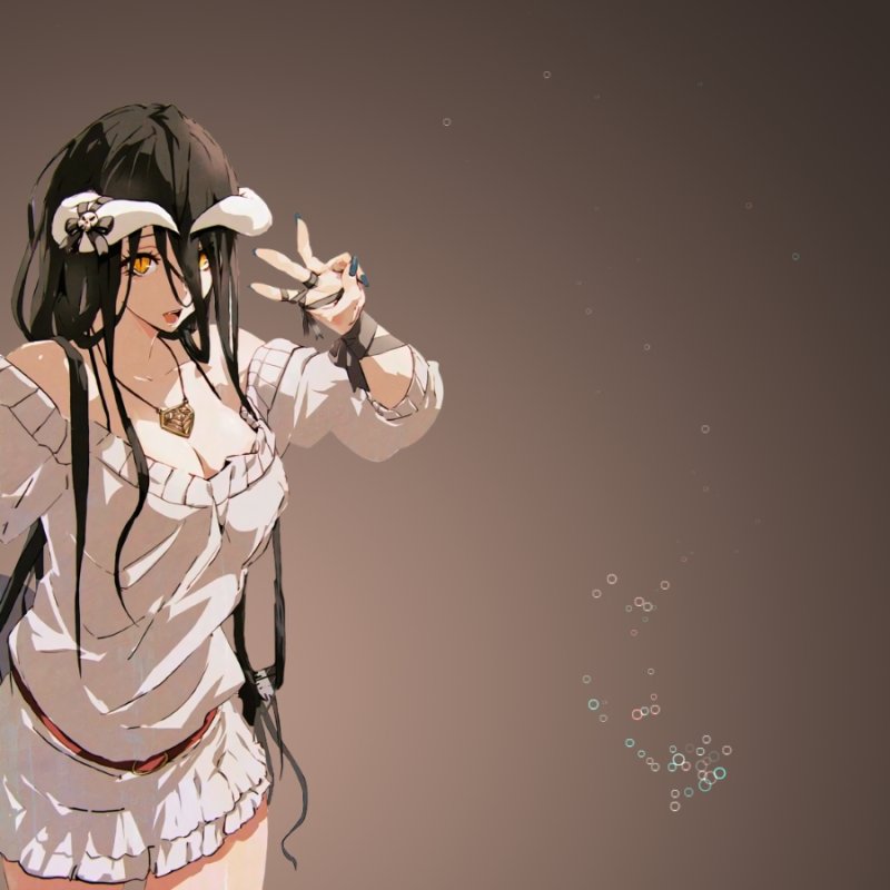 Обои на рабочий стол аниме альбедо