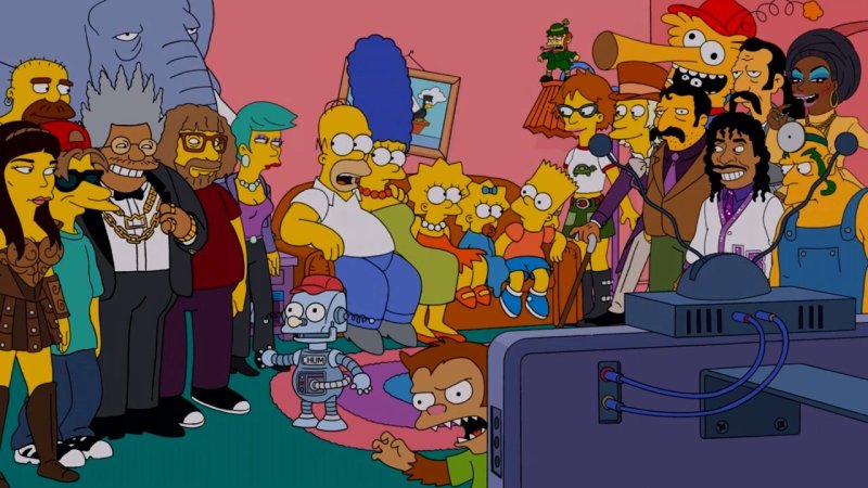 Симпсоны сцена