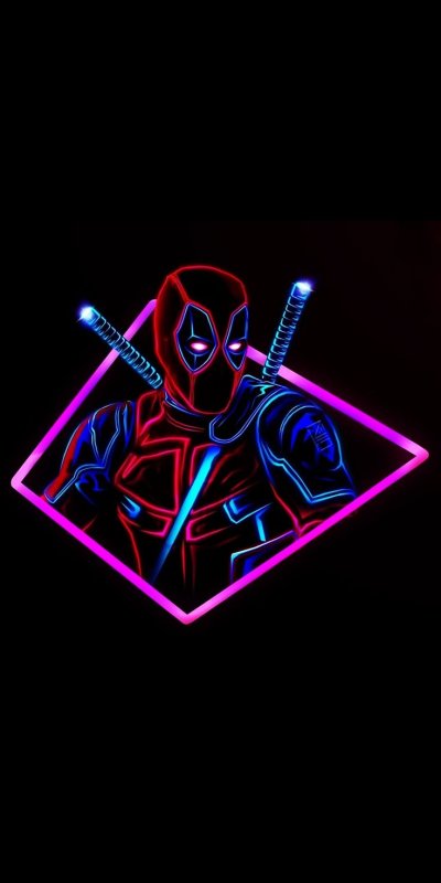 Неоновые заставки на телефон