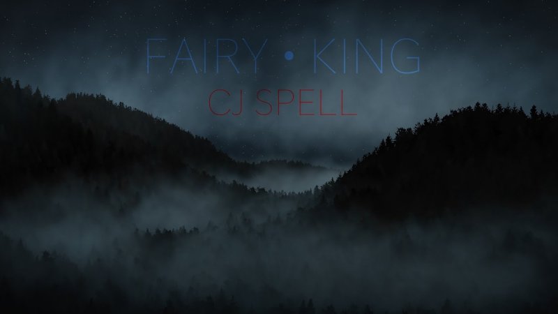 Ночной лес в тумане