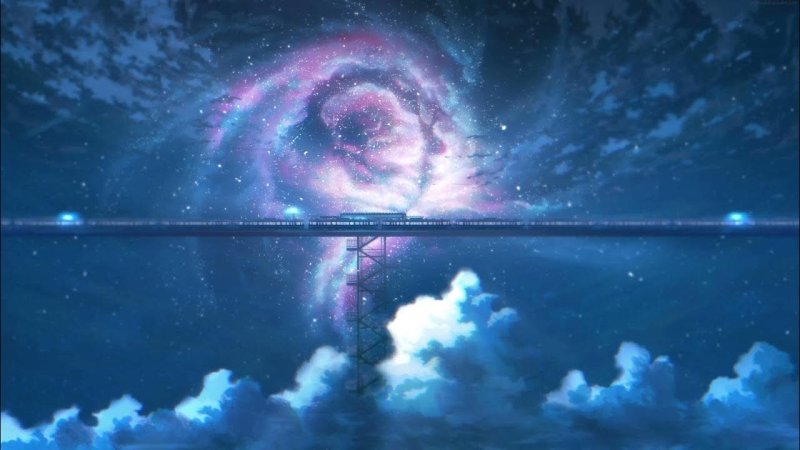 Аниме Макото Синкая ночь