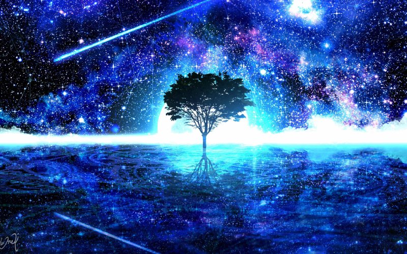 Аниме природа