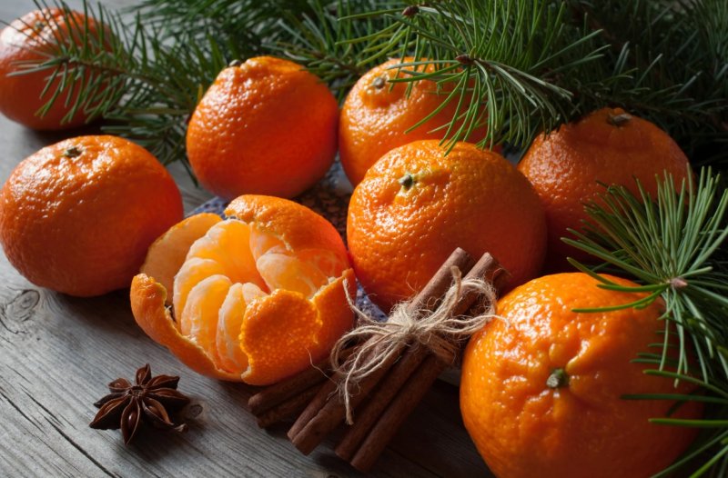 Мандарины новый год