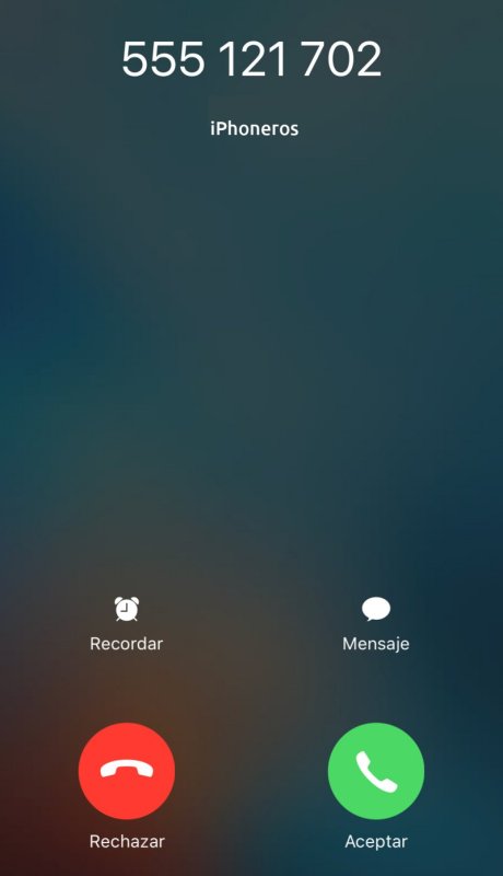 Экран вызова айфон