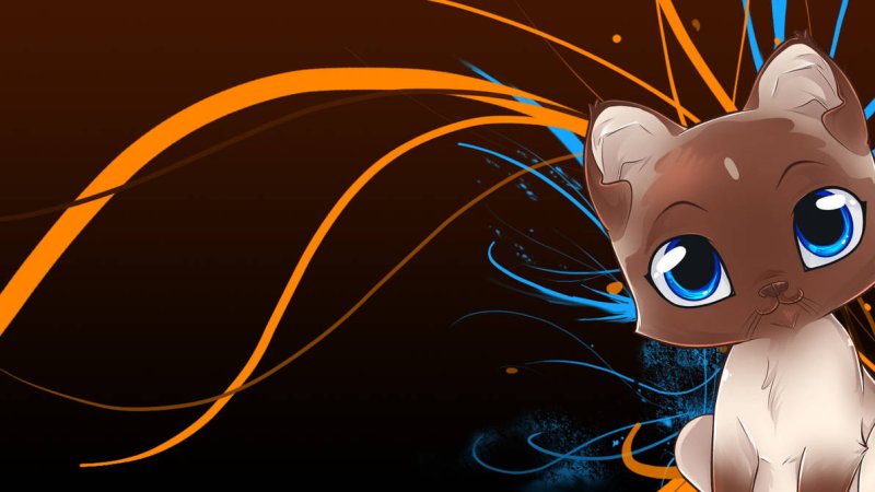 Аниме котята