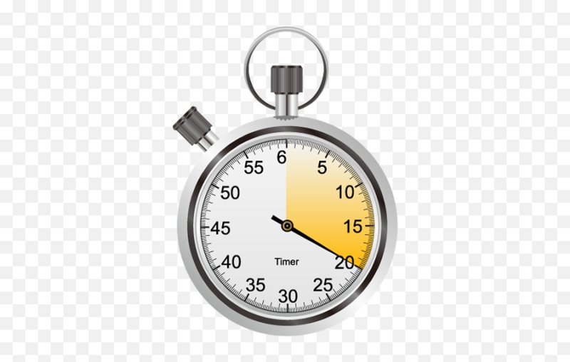 Секундомер на прозрачном фоне