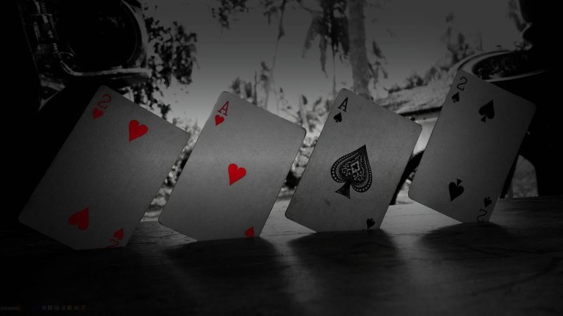 Игральные карты тройка семерка туз