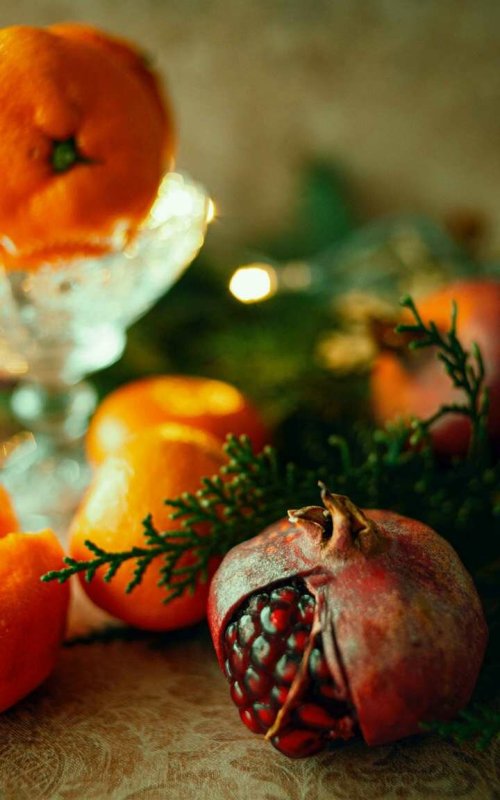 Красивые мандарины