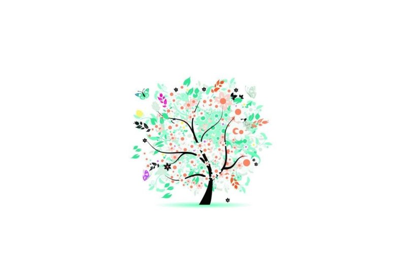 Стилизованные деревья