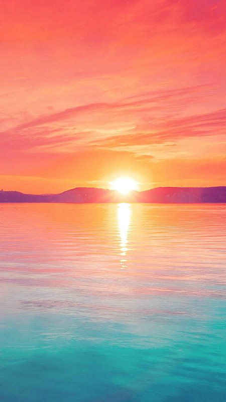 Розовый закат