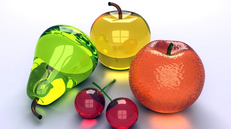 Стеклянное яблоко