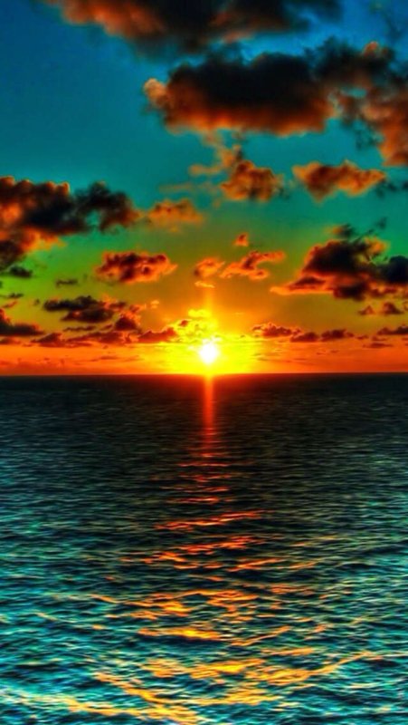 Красивый закат