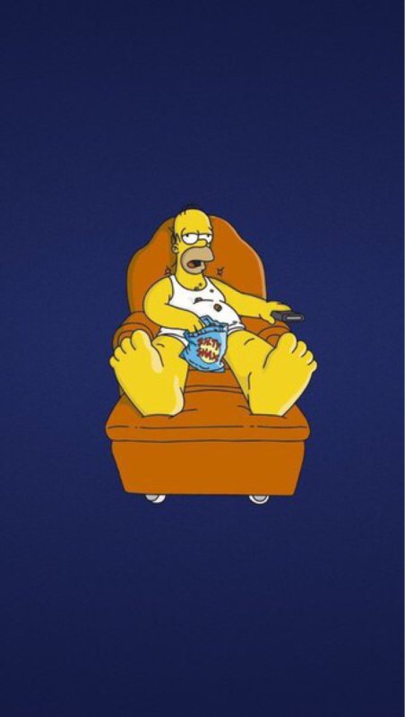 Симпсоны на диване