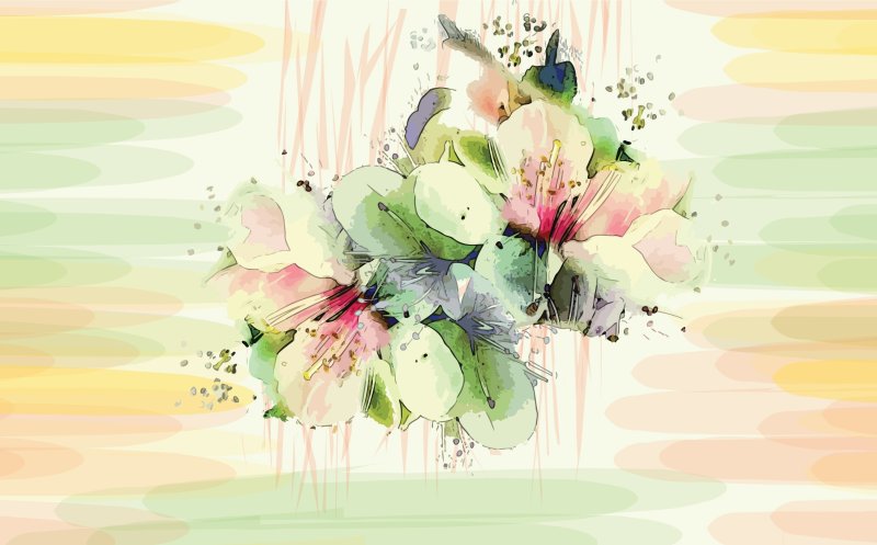 Акварельный фон