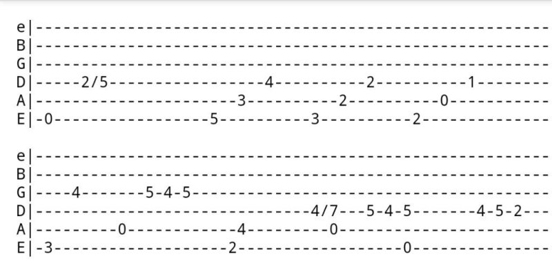 Табы метро 2033 на гитаре