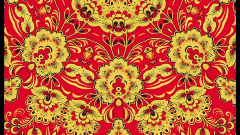 Узоры в народном стиле