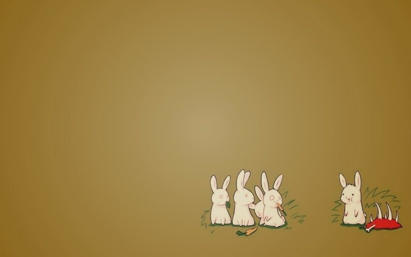 Обои с зайчиками