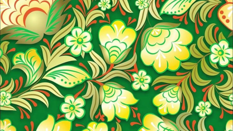 Узоры в народном стиле