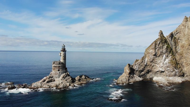 Остров Сахалин Маяк Анива