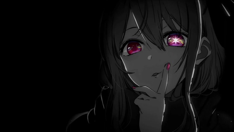 Аниме черное