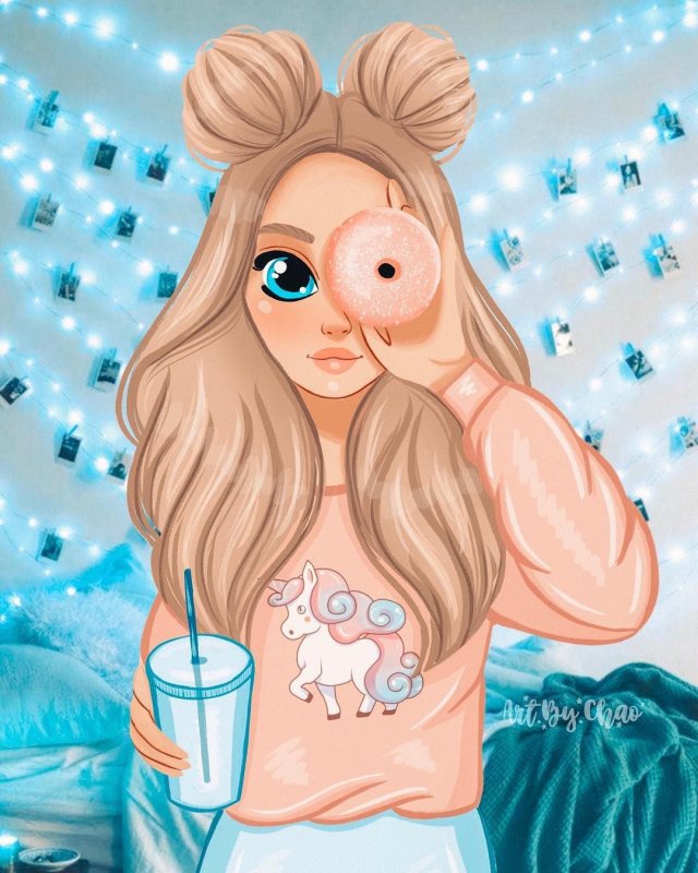 Классные девочки мультяшные