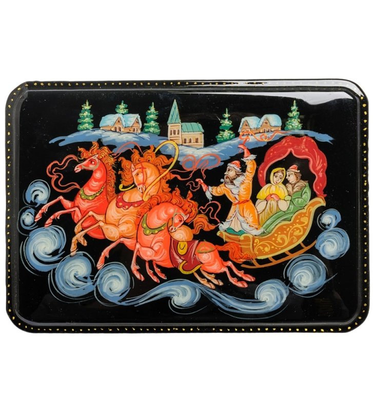 Палехская роспись тройка