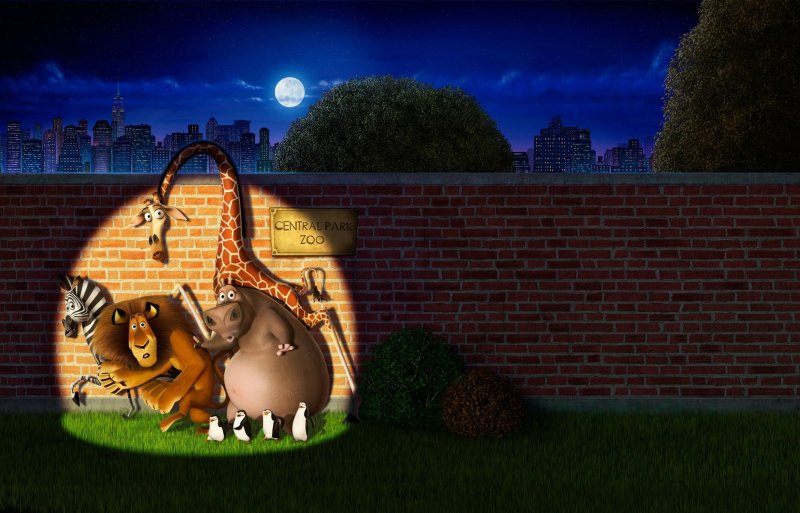 Мадагаскар 2005 зоопарк мультфильм