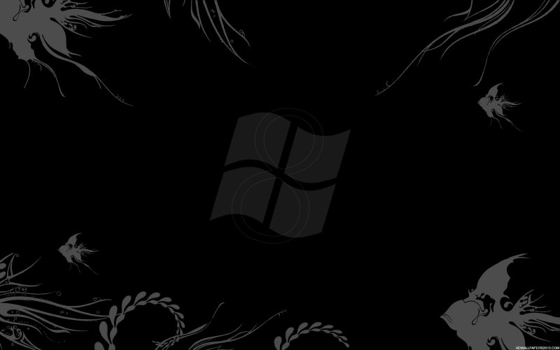 Красивые чёрные обои