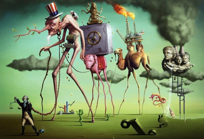 Сальвадор дали искушение Святого Антония картина