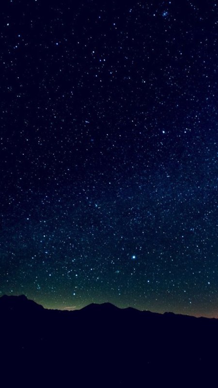 Ночное небо со звездами