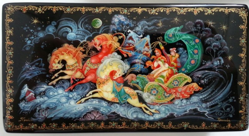 Технология Палехской лаковой миниатюры