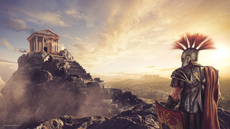 Греция античность Олимп фон